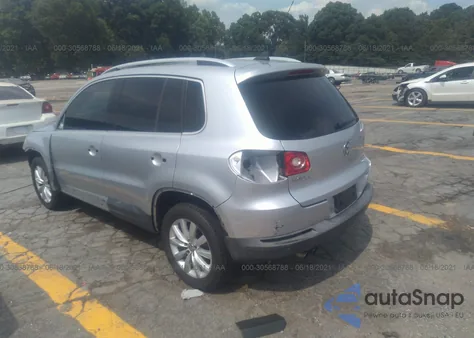 2011 Volkswagen Tiguan Se из США, поврежденный, VIN WVGAV7AX7BW505183